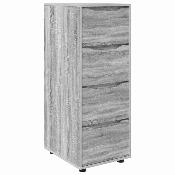 vidaXL Opbergkast Grijs Sonoma 40 x 48 x 105 cm Bewerkt hout