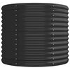 vidaXL Plantenbak 224x80x68 cm gegalvaniseerd staal antracietkleurig