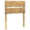 vidaXL Live Edge Hoofdbord ROSTOCK Wit 75 cm Massief Acaciahout