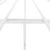vidaXL Bedframe metaal wit 120x200 cm