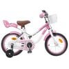 vidaXL Kinderfiets Met Zijwieltjes 16 Inch voor 4-6 jaar oud Lichtroze