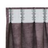 vidaXL Velvet Gordijnen met gordijnen 2 pcs Bruin 225 x 140 cm Fluweel