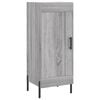 vidaXL Dressoir 34,5x34x90 cm bewerkt hout grijs sonoma eikenkleurig