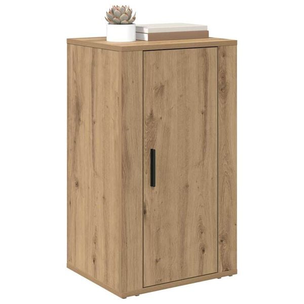 vidaXL Dressoir Artisan Eiken 40 x 33 x 70 cm Bewerkt hout
