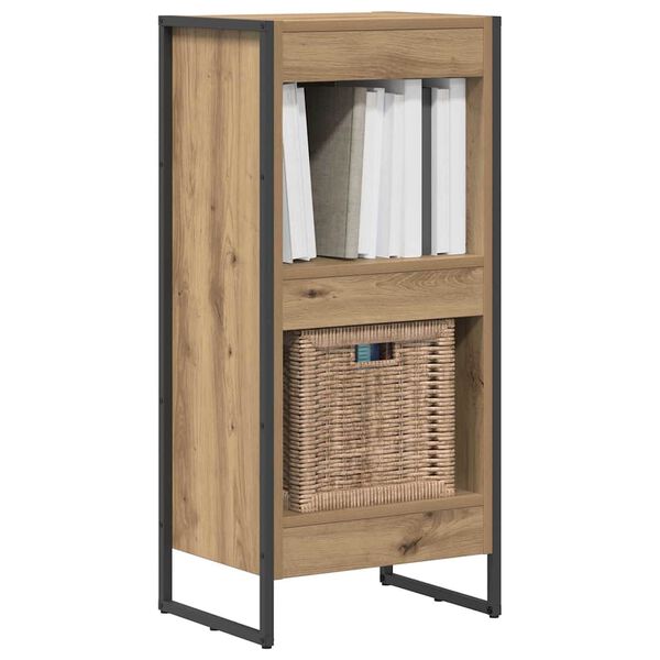 vidaXL Boekenkast Ambachtelijk eiken 80 x 30 x 155 cm Bewerkt hout