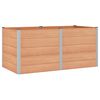 vidaXL Verhoogde plantenbak Bruin 200 x 100 x 91 cm WPC en Aluminium