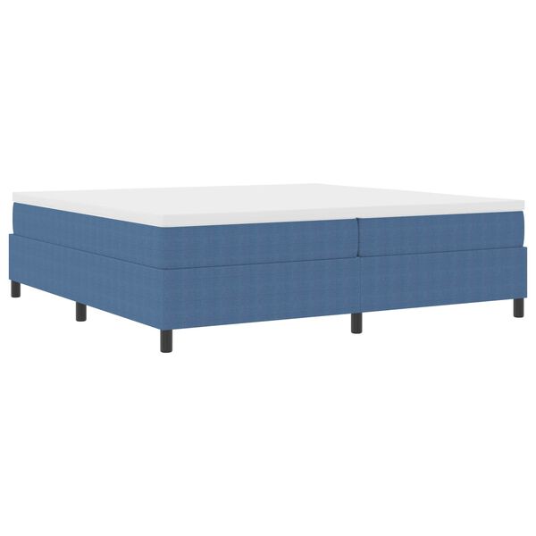 vidaXL Platform bedframe Blauw 200 x 200 cm Stof
