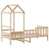 vidaXL Slaapbank met huisje 90x200 cm massief grenenhout
