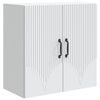 vidaXL Wandkast Wit 59 x 31 x 60 cm Bewerkt hout