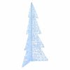 vidaXL Kerstboom 240 LED's Koud Wit 180 cm Acryl