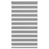 vidaXL Zebra rolgordijn 80,9 x 175 cm stofbreedte 76,7 cm grijs