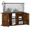 vidaXL Aquariumstandaard 121x41x58 cm bewerkt hout gerookt eikenkleur