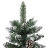 vidaXL Kunstkerstboom Groen 66 x 66 x 150 cm PVC en Plastic en Staal