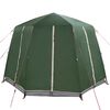 vidaXL Huisje Tent met dak met opslag Groen en Wit 320 x 320 x 203 cm