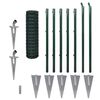 vidaXL Euro hek 10x1 m staal groen
