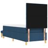 vidaXL Boxspring bed met matras met hoofdeinde Blauw 80 x 200 cm Stof