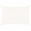vidaXL Zonnezeil 160 g/m&sup2; 5x7 m HDPE wit