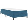 vidaXL Boxspringbed met matras Donkerblauw 90 x 200 cm Stof