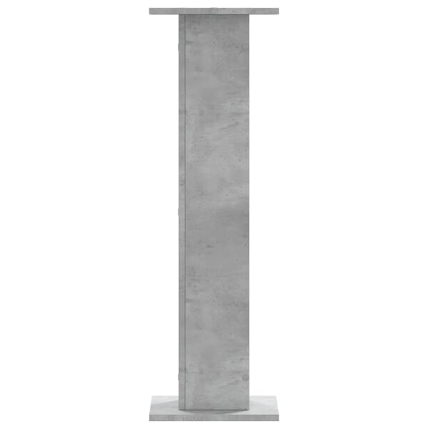 vidaXL Speakerstandaards 2 st 30x30x95 cm bewerkt hout betongrijs