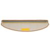 vidaXL Trapmatten 30 st 65x21x4 cm beige halfrond groot