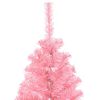 vidaXL Kerstboom met 150 LED met standaard Roze 120 cm PVC