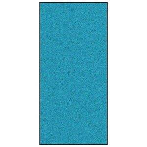 vidaXL Deurmat Cyaan en Zwart 120 x 250 cm 100% Polyamide
