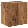vidaXL TV Wandkast Wandgemonteerd Oud Hout 40,5x30x40cm Bewerkt hout