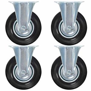 vidaXL Vaste wielen 4 st 125 mm