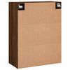 vidaXL Hangkasten 2 st 69,5x34x90 cm bruin eikenkleur