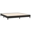 vidaXL Boxspring met matras en LED fluweel zwart 180x220 cm