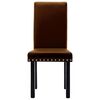 vidaXL Eetkamerstoelen 6 st kunstleer bruin