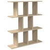 vidaXL Wandplank Sonoma Eiken 80 x 20 x 96 cm Bewerkt hout