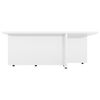 vidaXL Salontafel 79,5x79,5x30 cm bewerkt hout hoogglans wit