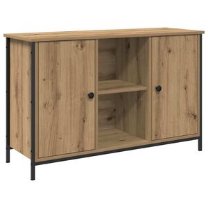 vidaXL Tv-meubelset 101 x 35 x 65 cm Artisan Eiken Bewerkt hout