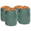 vidaXL Tuinafvalzakken 4 pcs Groen 79 x 79 x 99,5 cm Polypropyleen