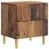 vidaXL Nachtkastje Oud hout 43 x 34,5 x 48 cm Bewerkt hout