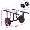 vidaXL Kajaktrolley 90 kg aluminium