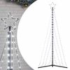 vidaXL LED-kerstboom 339 LEDs koud wit 187 cm