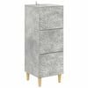 vidaXL Ladenkast Betongrijs 33 x 34,5 x 90 cm Bewerkt hout