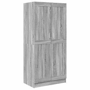 vidaXL Kledingkast 82,5x51,5x180 cm bewerkt hout grijs sonoma eiken