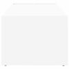 vidaXL Salontafel Wit 101,5 x 50 x 37 cm Bewerkt hout