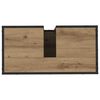 vidaXL Badkamermeubelset met plank 2 pcs Artisan Eiken Bewerkt hout