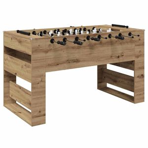 vidaXL Honkbaltafel Artisan Eik 146,5 x 74 x 85 cm Bewerkt hout