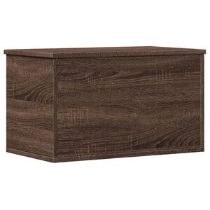 vidaXL Opbergbox 60x35x35 cm bewerkt hout bruin eikenkleurig
