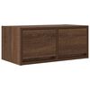 vidaXL Tv-meubelen 2 st 60x31x25,5 cm bewerkt hout bruin eikenkleurig