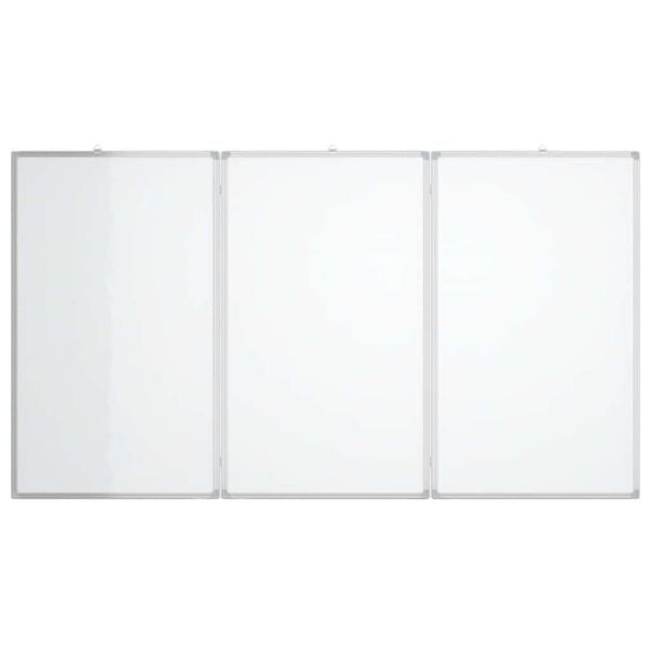 vidaXL Whiteboard magnetisch inklapbaar 180x80x1,7 cm aluminium