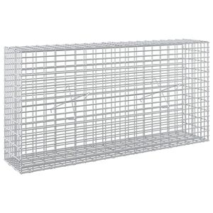 vidaXL Gabion met 5 mm Draad en 5x2,5 cm Gaas 100x20x50 cm