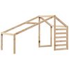 vidaXL Kinderbedhuisje 198x87x113 cm massief grenenhout