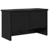 vidaXL Wandgemonteerde kapstok Muurmontage Zwart Eiken 50 x 20 x 30 cm