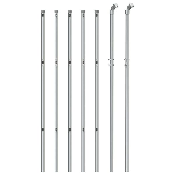 vidaXL Gaashek 1x10 m zilverkleurig